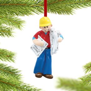 Architect or Construction Foreman Ornament