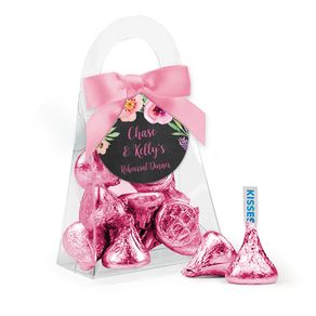 Personalized Rehearsal Dinner Favor Assembled Purse with Hershey's Kisses
