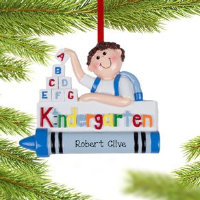 Kindergarten Boy Ornament