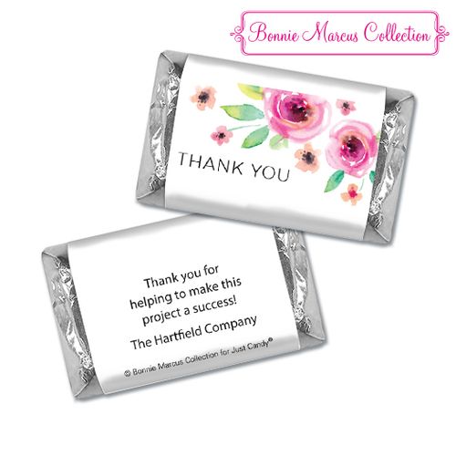 Personalized Bonnie Marcus Thank You Bouquet Hershey's Miniatures