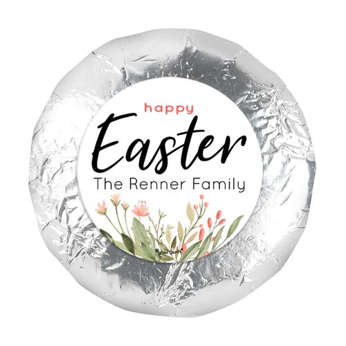 Easter Flowers 1.25" Stickers (48 Stickers)