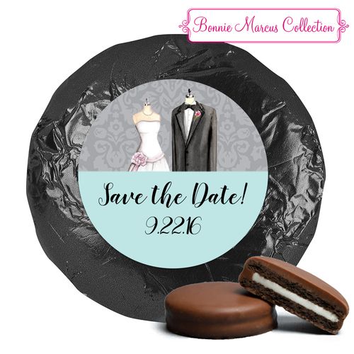 Bonnie Marcus Collection Save the Date Forever Together Milk Chocolate Covered Oreo Cookies