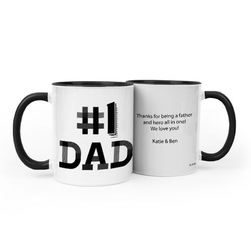 Father's Day #1 Dad 11oz Mug Empty