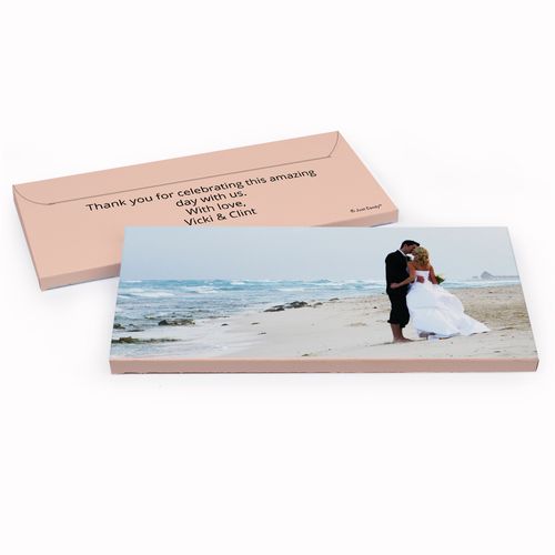 Deluxe Personalized Wedding Full Photo Hershey's Chocolate Bar in Gift Box