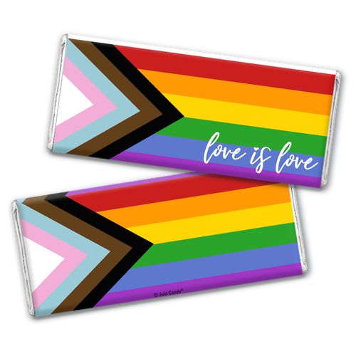 Chocolate Bar Rainbow Stripes Love is Love