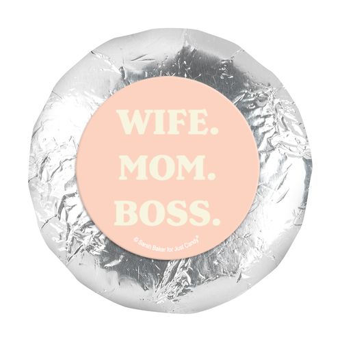 Mother's Day Wife. Mom. Boss 1.25in Stickers (48 Stickers)