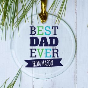 Best Dad Ever Ornament