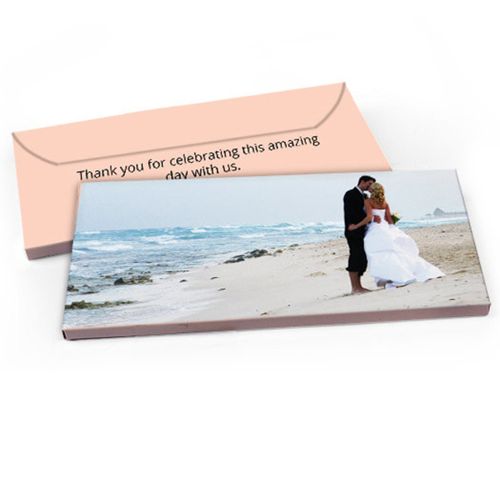Deluxe Personalized Wedding Full Photo Candy Bar Favor Box
