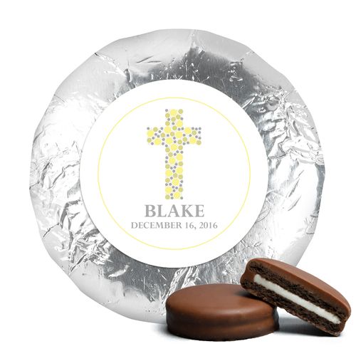 Baptism Chocolate Covered Oreos Polka Dot Cross