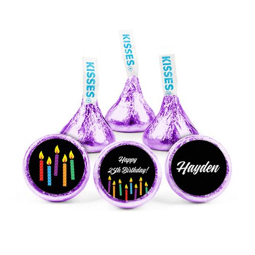 Personalized Birthday Candles Hershey's Kisses
