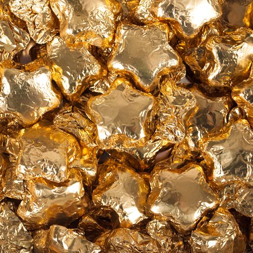 Madelaine Milk Chocolate Stars Gold Foil