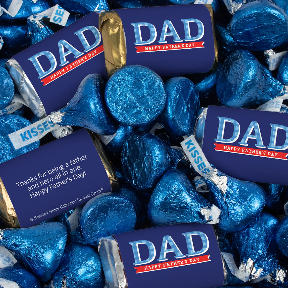 Personalized Father's Day Tackle Box Premium Gift Box with Lindt Milk  Chocolate Bar & 3 JUST CANDY® favor cubes 