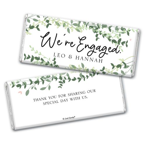 Personalized Engagement We're Engaged Chocolate Bar