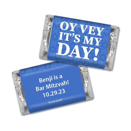 Personalized Oy Vey Bar Mitzvah! Favors Mini Wrappers
