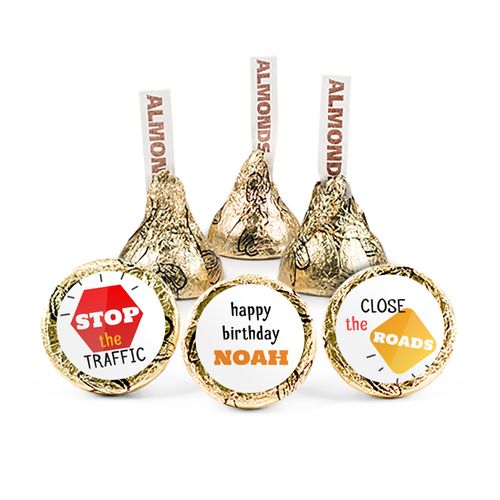 Personalized Construction Birthday Hershey's Kisses - Construction
