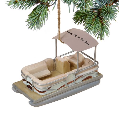 Pontoon Boat Ornament