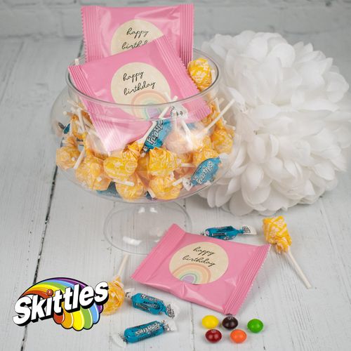 Kids Birthday Rainbow Pinata Candy Mix 2lb Bag - 179 pieces