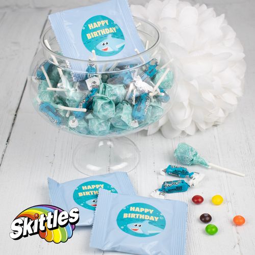 Kids Birthday Shark Pinata Candy Mix 2lb Bag - 179 pieces