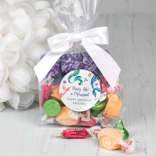 Personalized Kids Birthday Mermaid Goodie Bag