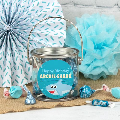 Personalized Kids Birthday - Shark Paint Can