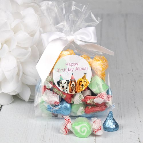 Personalized Kids Birthday Dogs Goodie Bag