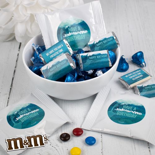 Kids Birthday Sharks Pinata Chocolate Candy Mix 2lb Bag - 113 pieces