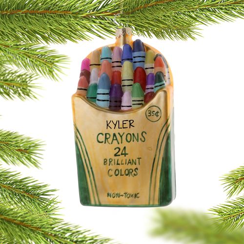 Crayon Box Ornament