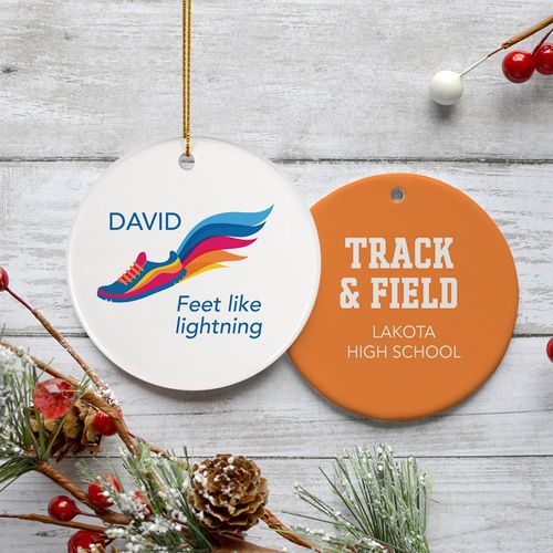Track and Field Ornament