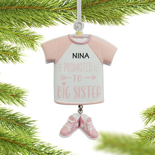 Promoted to Big Sister T-Shirt Ornament