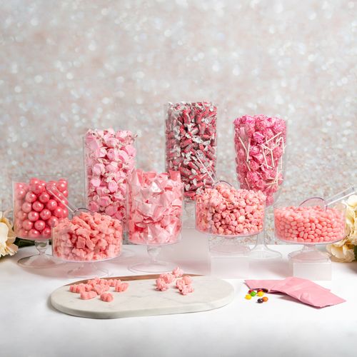 Pink Non Heat Sensitive Candy Buffet