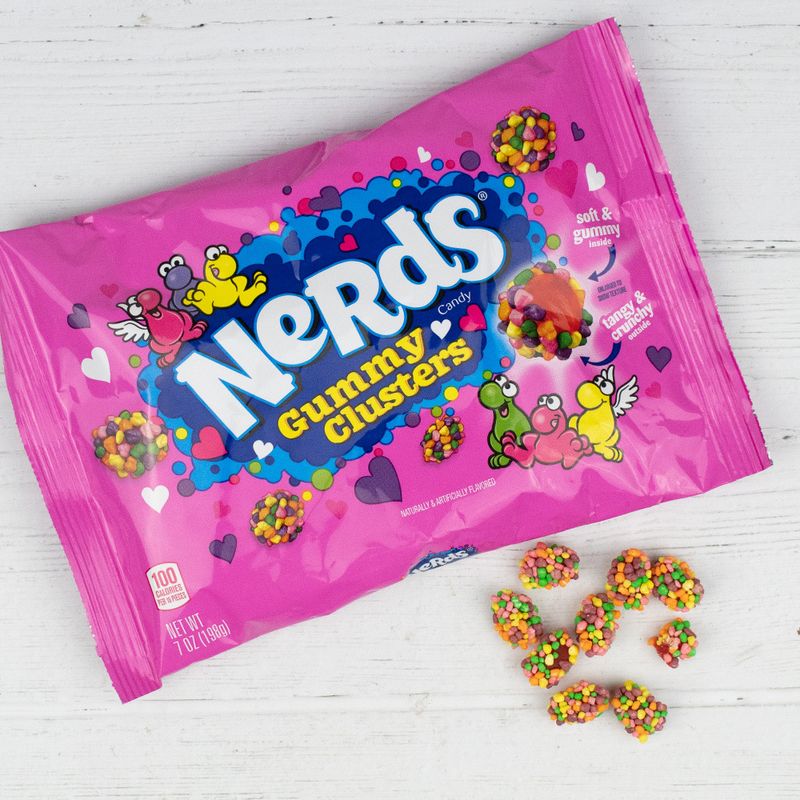 Nerds Rainbow Gummy Clusters 7oz Bag 