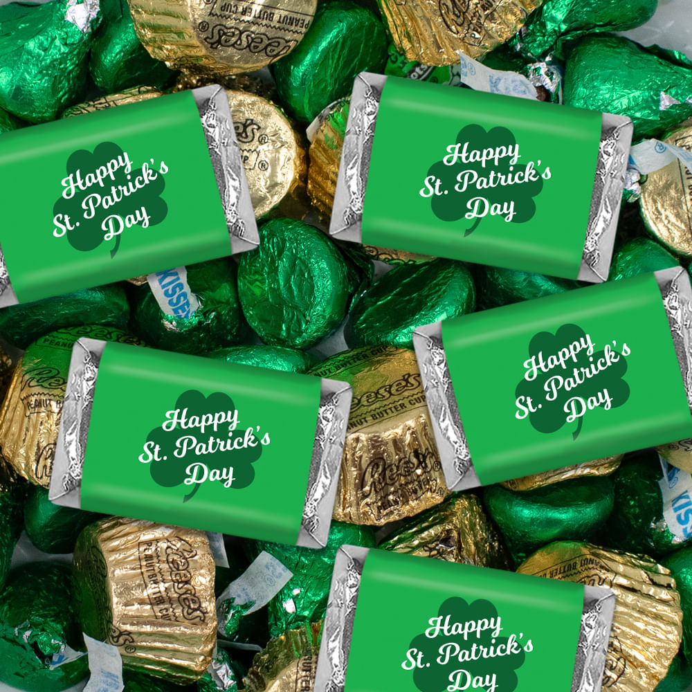 St. Patrick's Day Mix Hershey's Miniatures, Kisses and Reese's Peanut