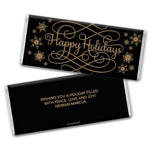 Personalized Extravagent Christmas Chocolate Bar & Wrapper