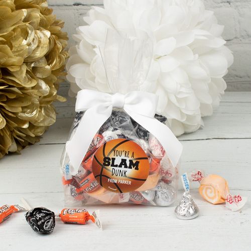 Personalized Valentine's Day Slam Dunk Goodie Bag