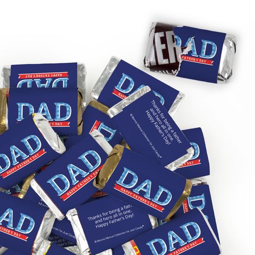 Father's Day Candy - Wrapped Hershey's Miniatures