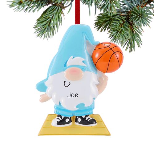 Basketball Gnome Ornament