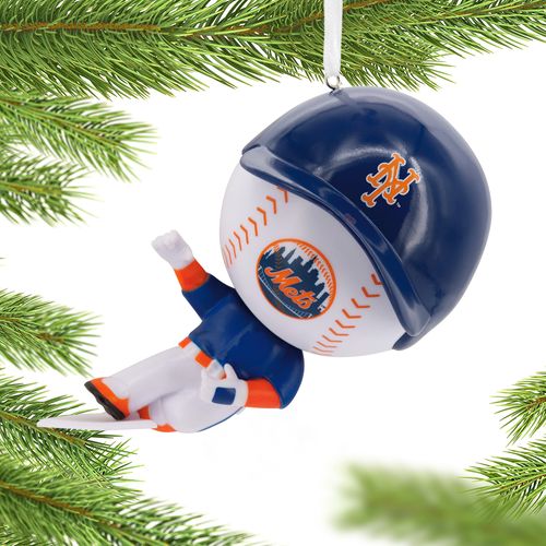 MLB Bouncing Buddy Sliding New York Mets Ornament