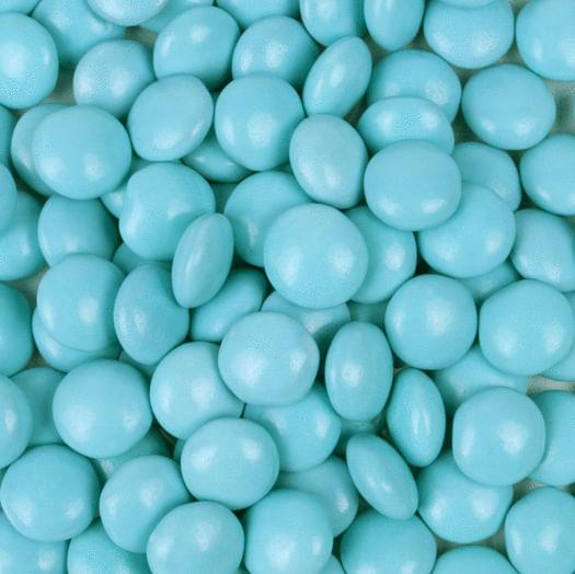 Light Blue Milk Chocolate Minis Bulk Candy - JustCandy.com