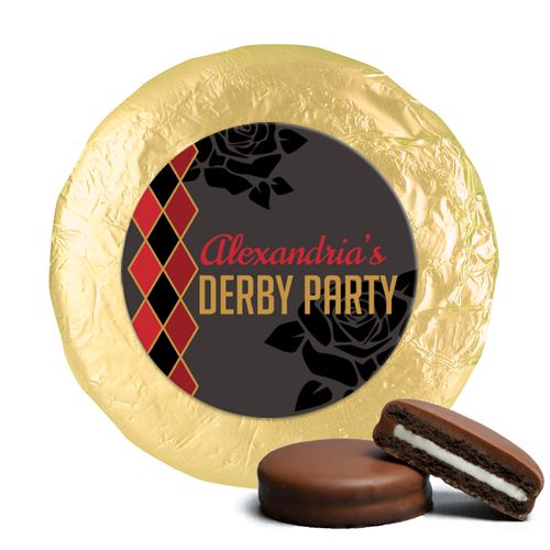 Personalized Derby Party Milk Chocolate Covered Oreos