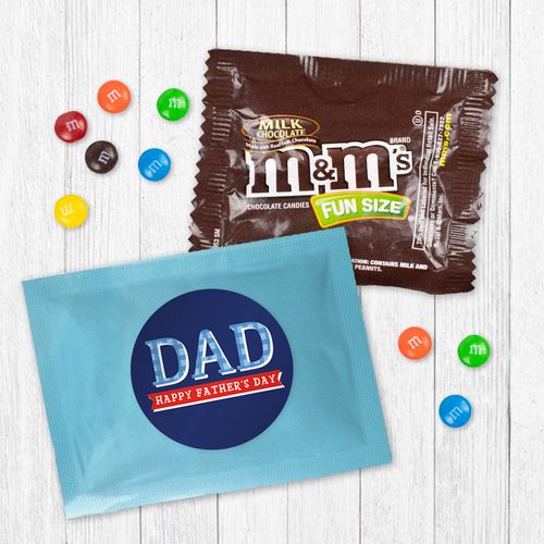 Happy Father's Day Dad Milk Chocolate M&Ms
