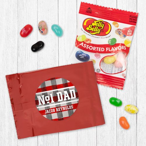 Personalized Father's Day Number One Dad Jelly Beans