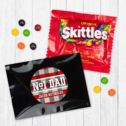Personalized Father's Day Number One Dad Skittles