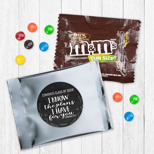 The Plans I Have For You Religious Graduation Milk Chocolate M&Ms