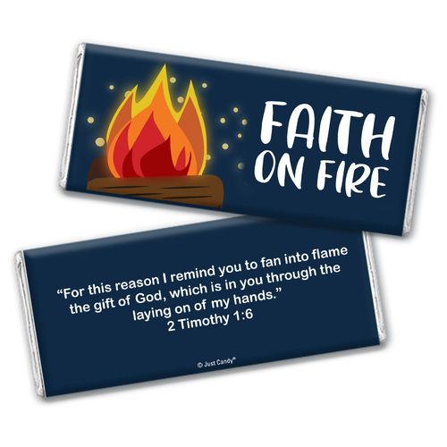 Vacation Bible School Faith on Fire Chocolate Bar