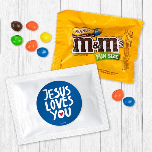 Jesus Loves You Peanut M&Ms