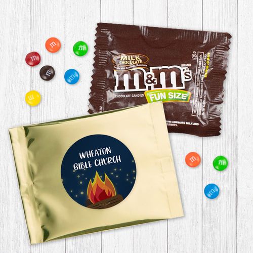 Personalized Bible School Campfire Milk Chocolate M&Ms