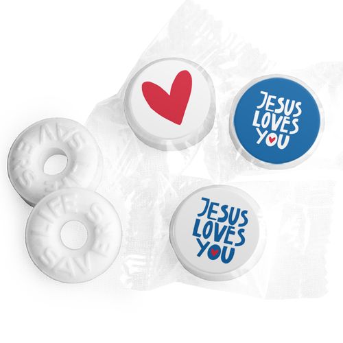 Religious Jesus Loves You Life Savers Mints