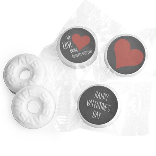 Valentine's Day We Love Doing Business with You Life Savers Mints