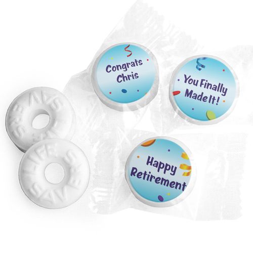Retirement Favors - All Fun Stickers - Life Savers