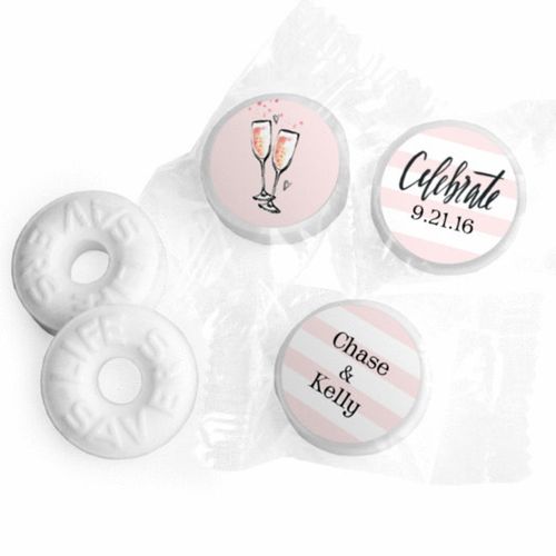 Bonnie Marcus Collection The Bubbly Rehearsal Dinner Stickers - Custom Life Savers